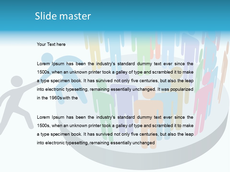 Group Together People PowerPoint Template