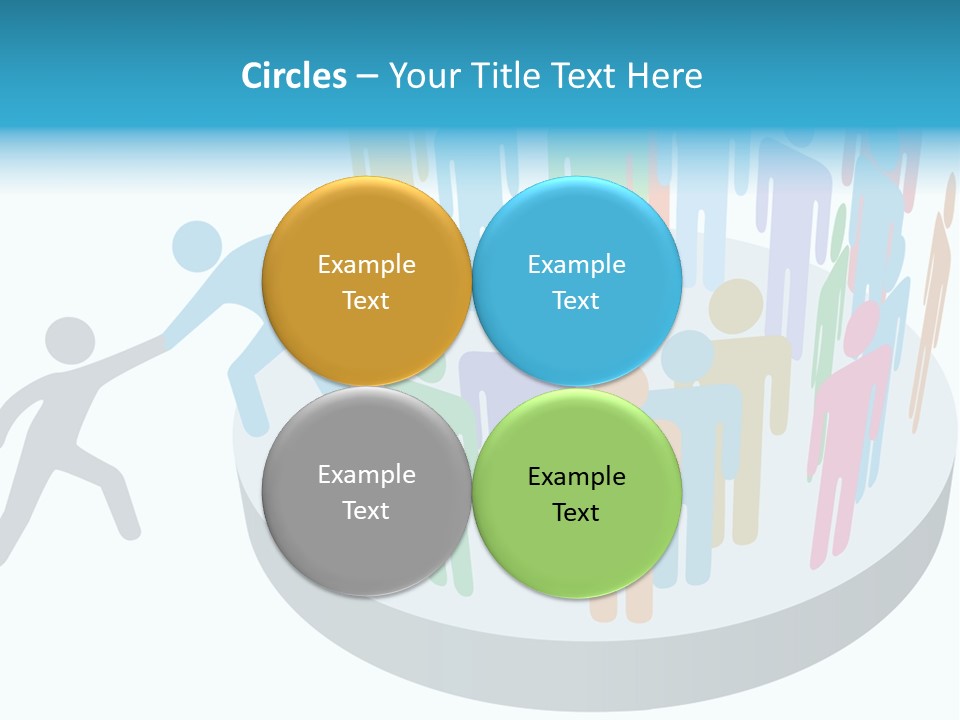 Group Together People PowerPoint Template