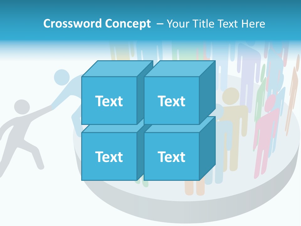 Group Together People PowerPoint Template