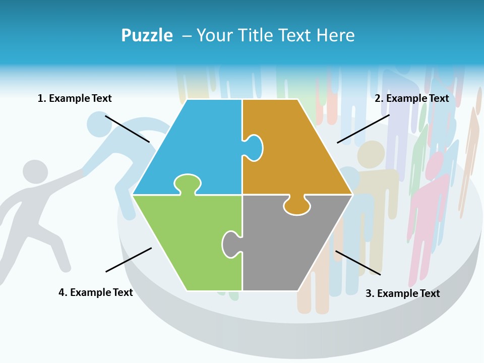 Group Together People PowerPoint Template