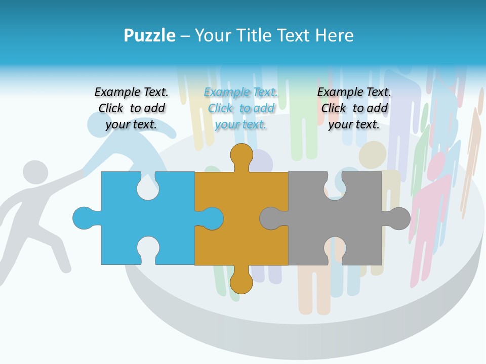 Group Together People PowerPoint Template