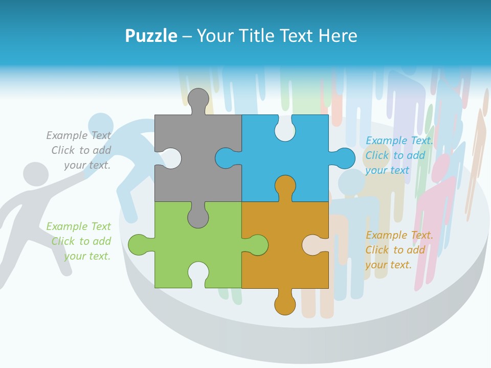 Group Together People PowerPoint Template