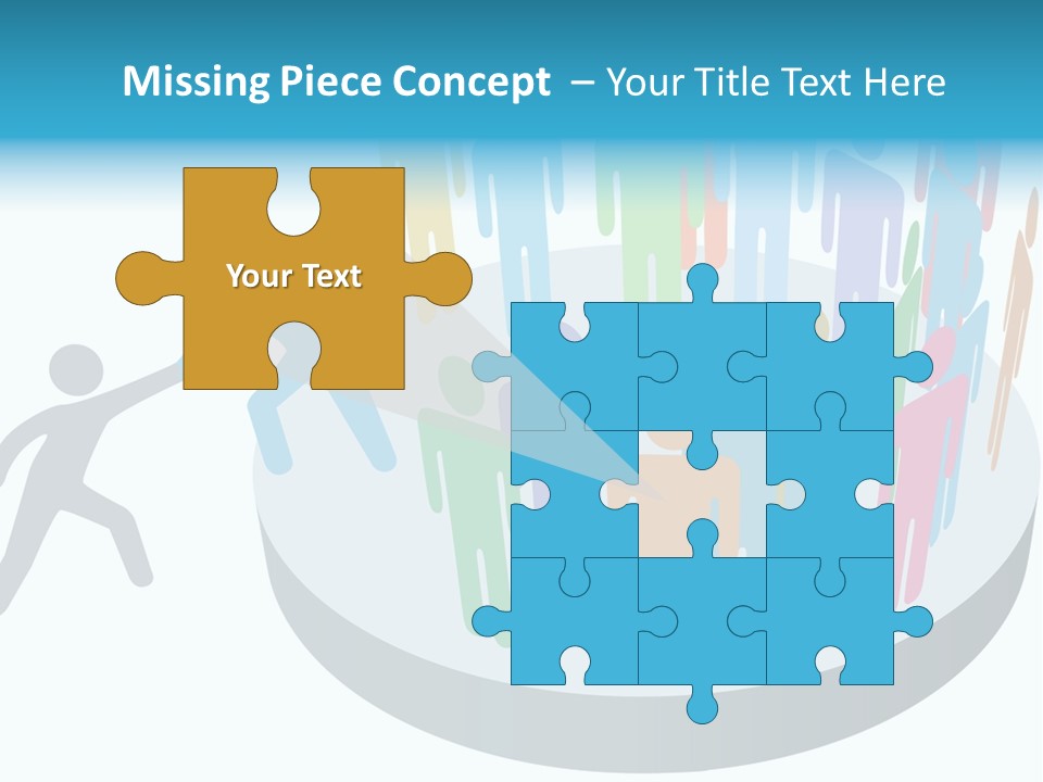 Group Together People PowerPoint Template