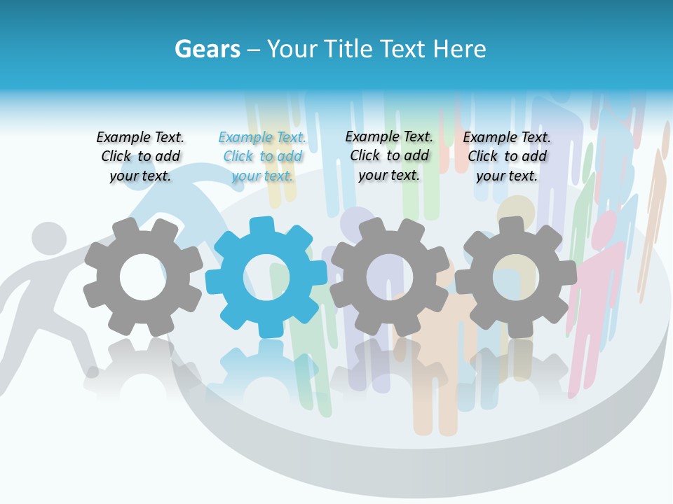 Group Together People PowerPoint Template