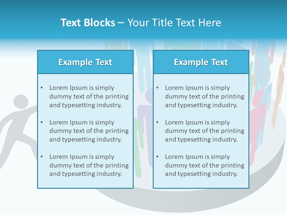 Group Together People PowerPoint Template