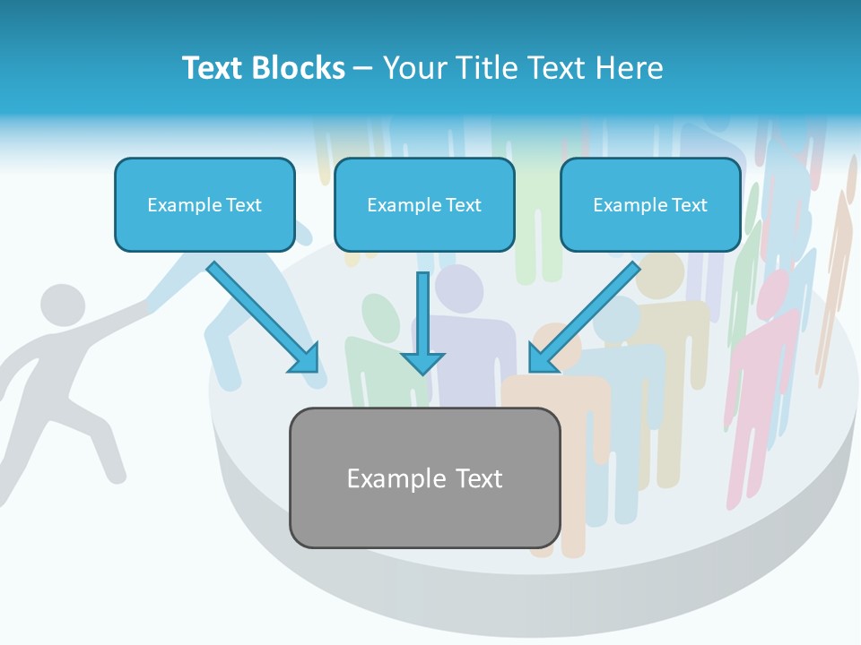 Group Together People PowerPoint Template