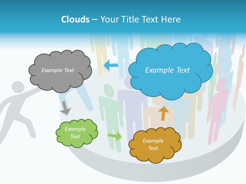 Group Together People PowerPoint Template