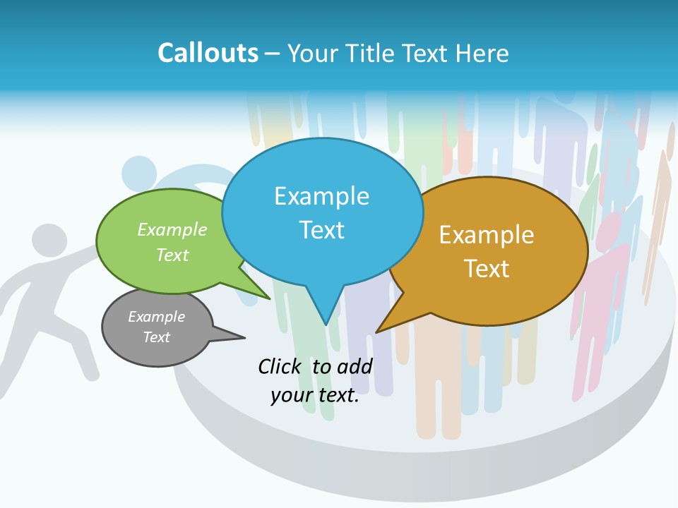 Group Together People PowerPoint Template