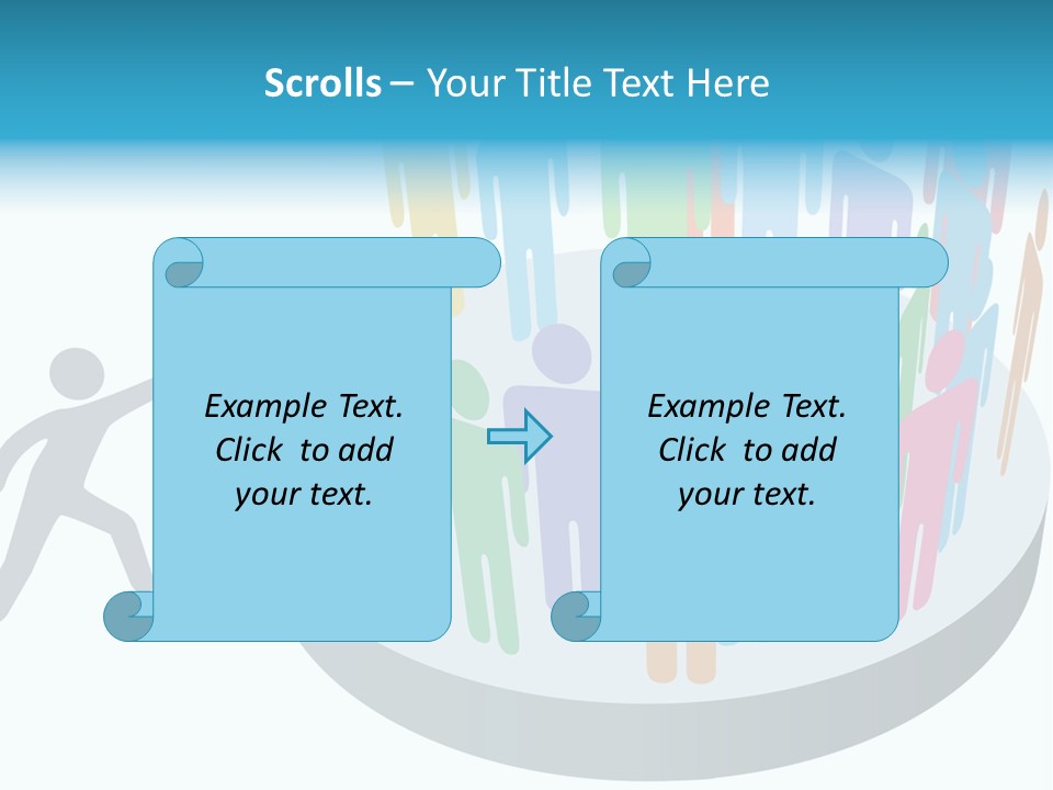 Group Together People PowerPoint Template