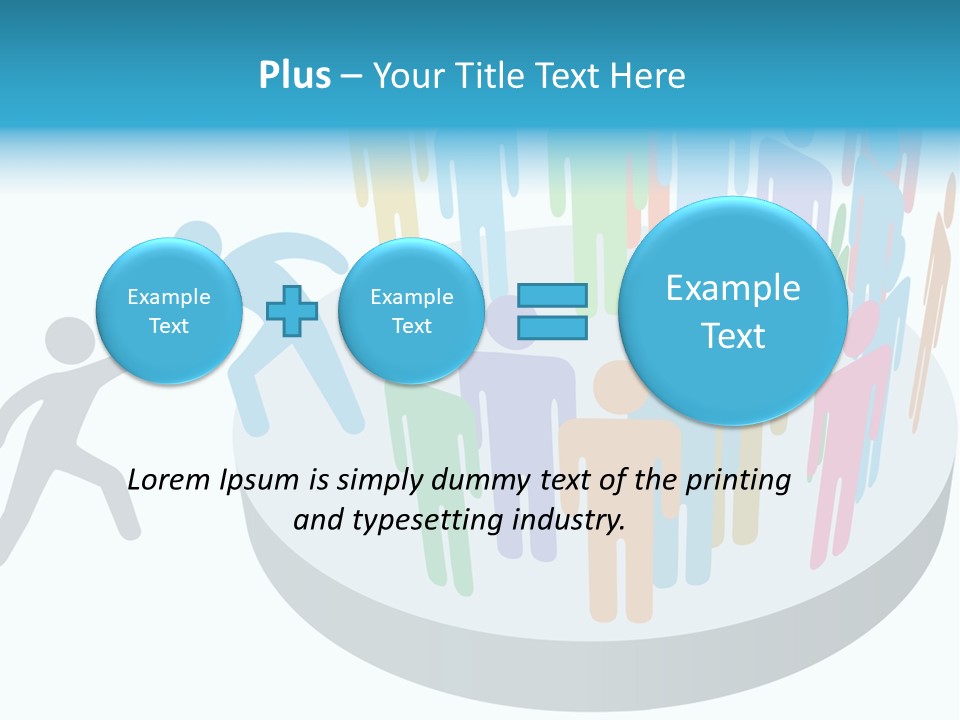 Group Together People PowerPoint Template