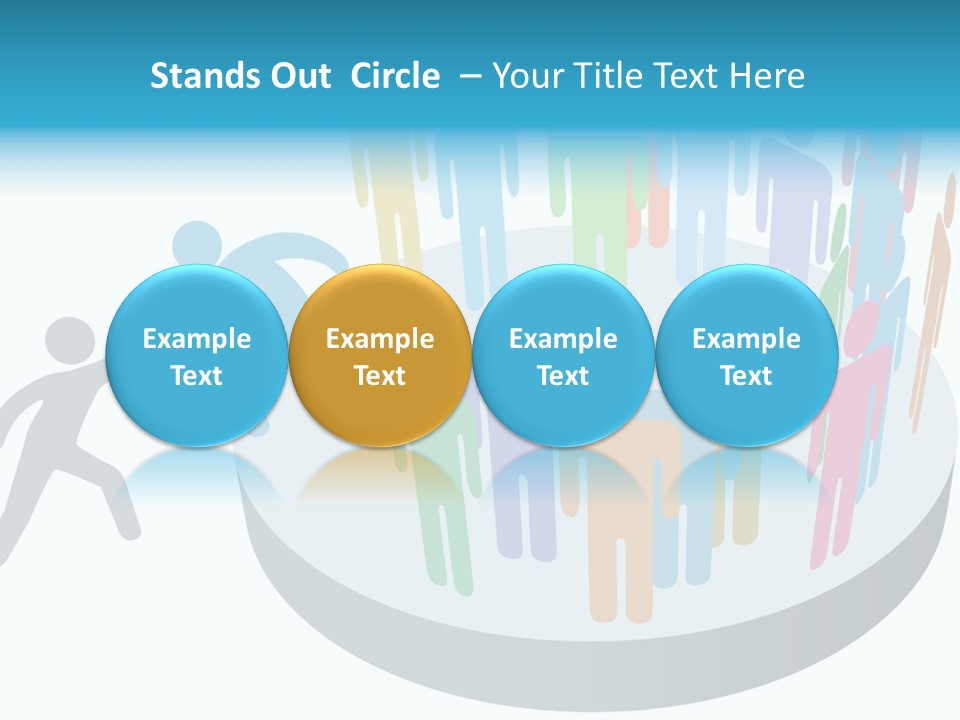 Group Together People PowerPoint Template