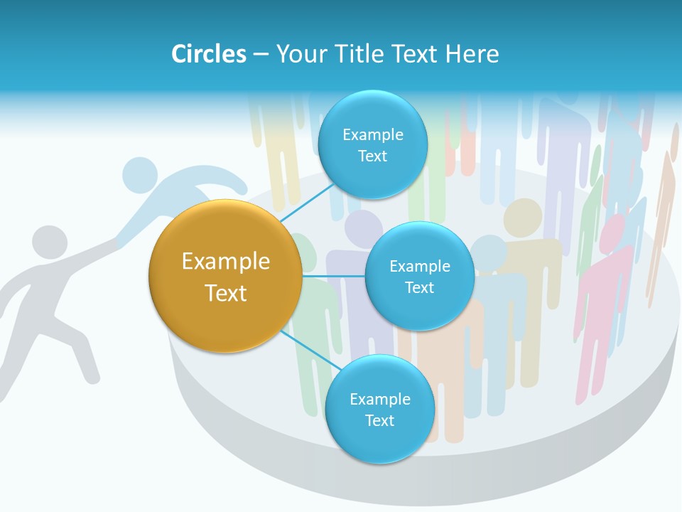 Group Together People PowerPoint Template