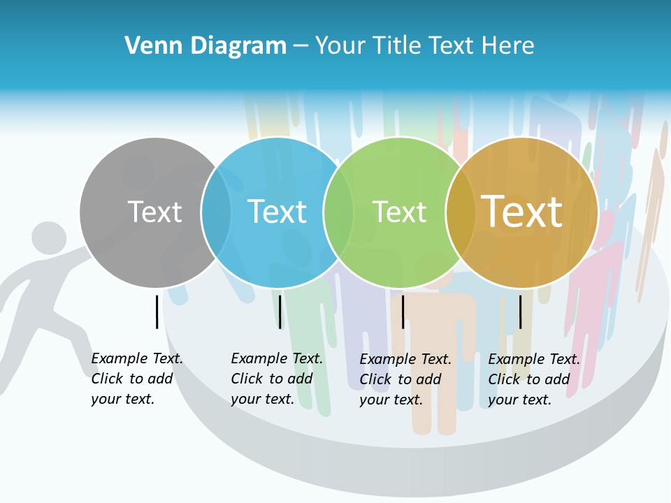 Group Together People PowerPoint Template