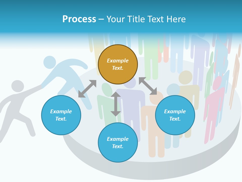 Group Together People PowerPoint Template