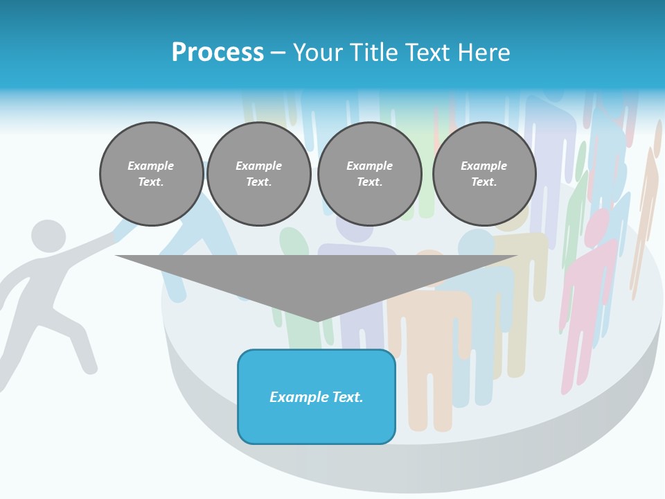 Group Together People PowerPoint Template