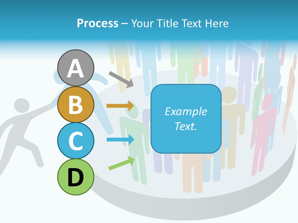 Group Together People PowerPoint Template