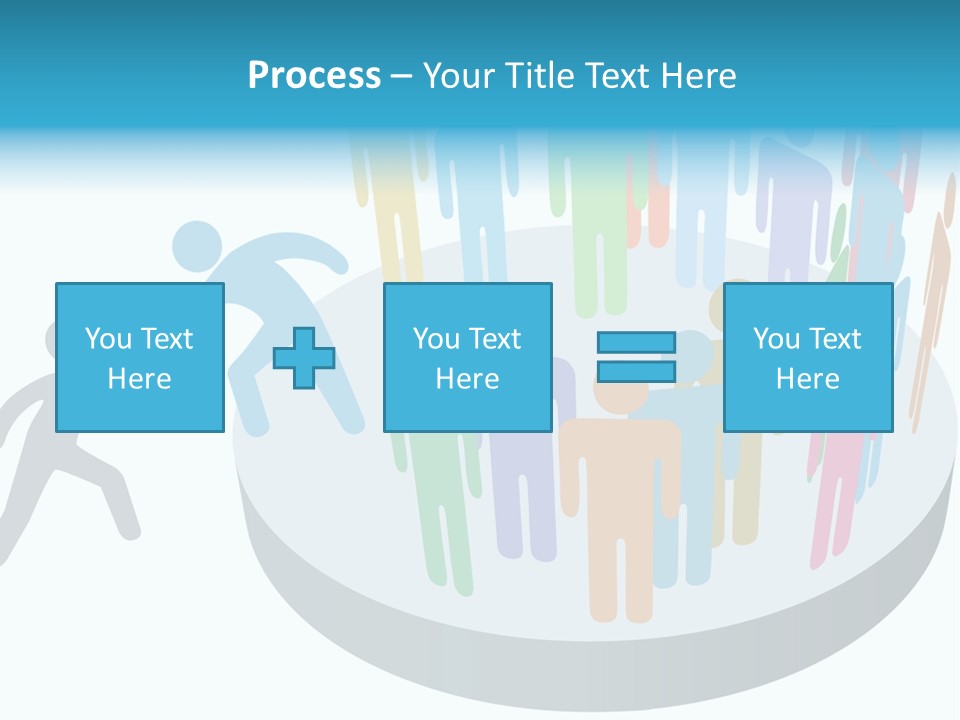 Group Together People PowerPoint Template
