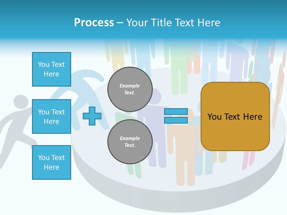 Group Together People PowerPoint Template