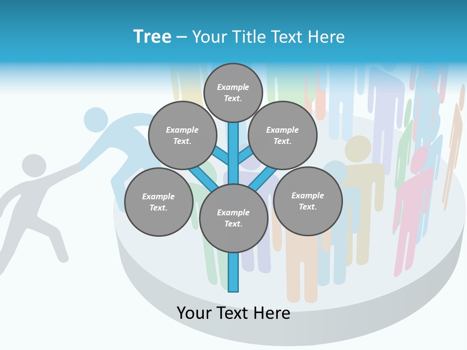 Group Together People PowerPoint Template