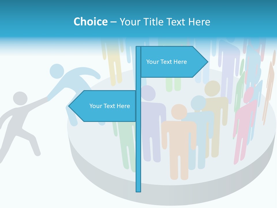 Group Together People PowerPoint Template