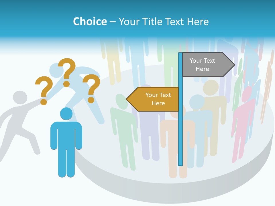 Group Together People PowerPoint Template