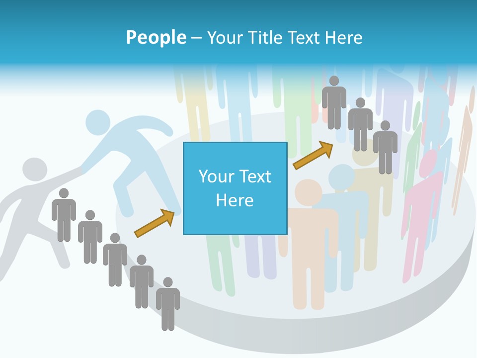 Group Together People PowerPoint Template