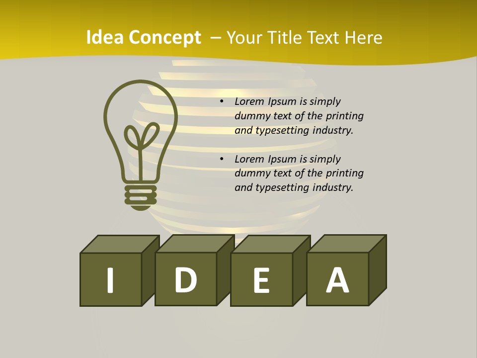 Onion Energy Black PowerPoint Template