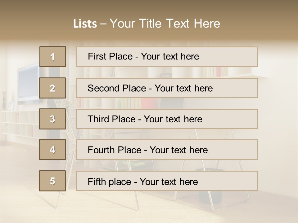 Modern Design Space PowerPoint Template