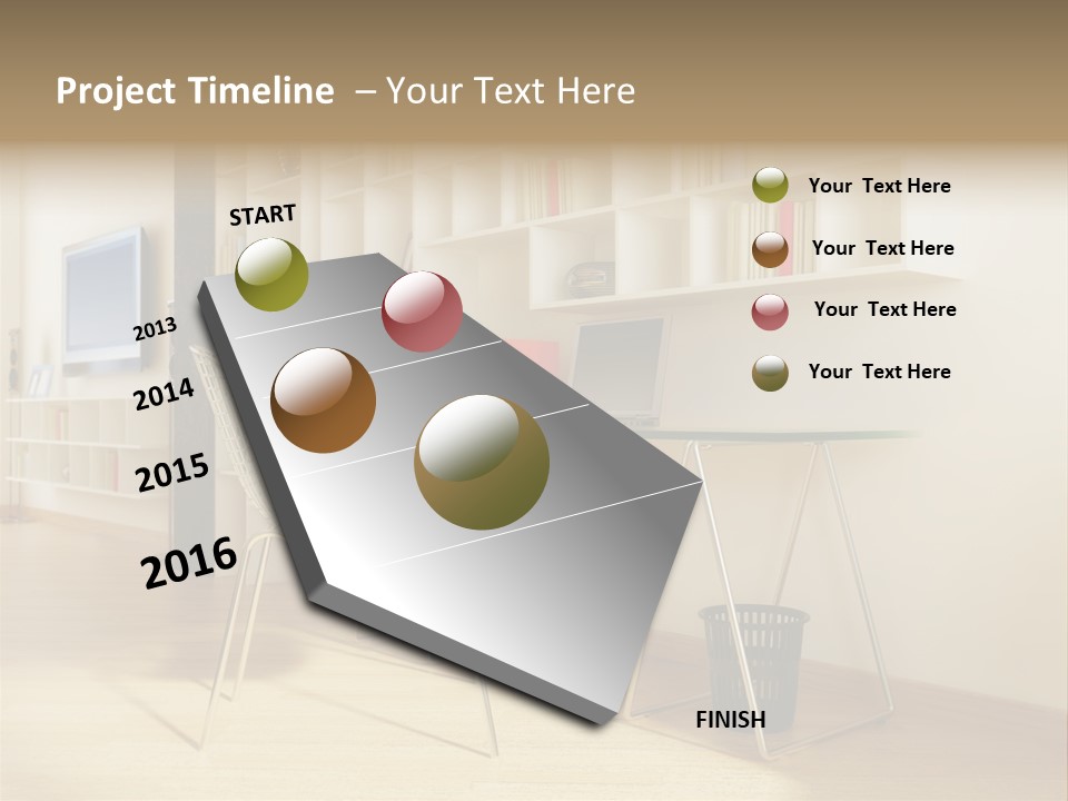 Modern Design Space PowerPoint Template