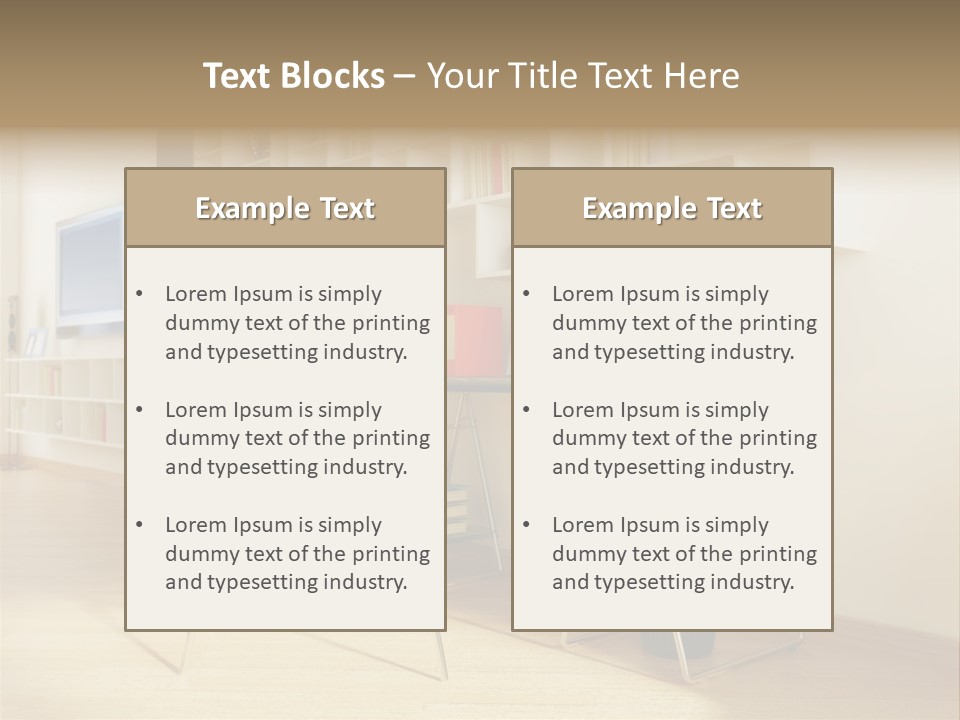 Modern Design Space PowerPoint Template