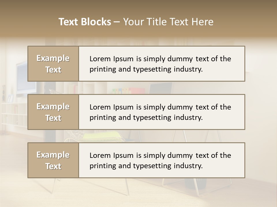 Modern Design Space PowerPoint Template