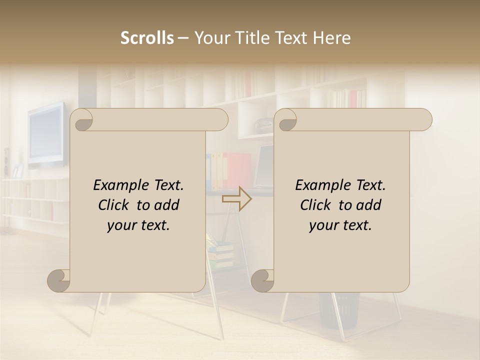 Modern Design Space PowerPoint Template