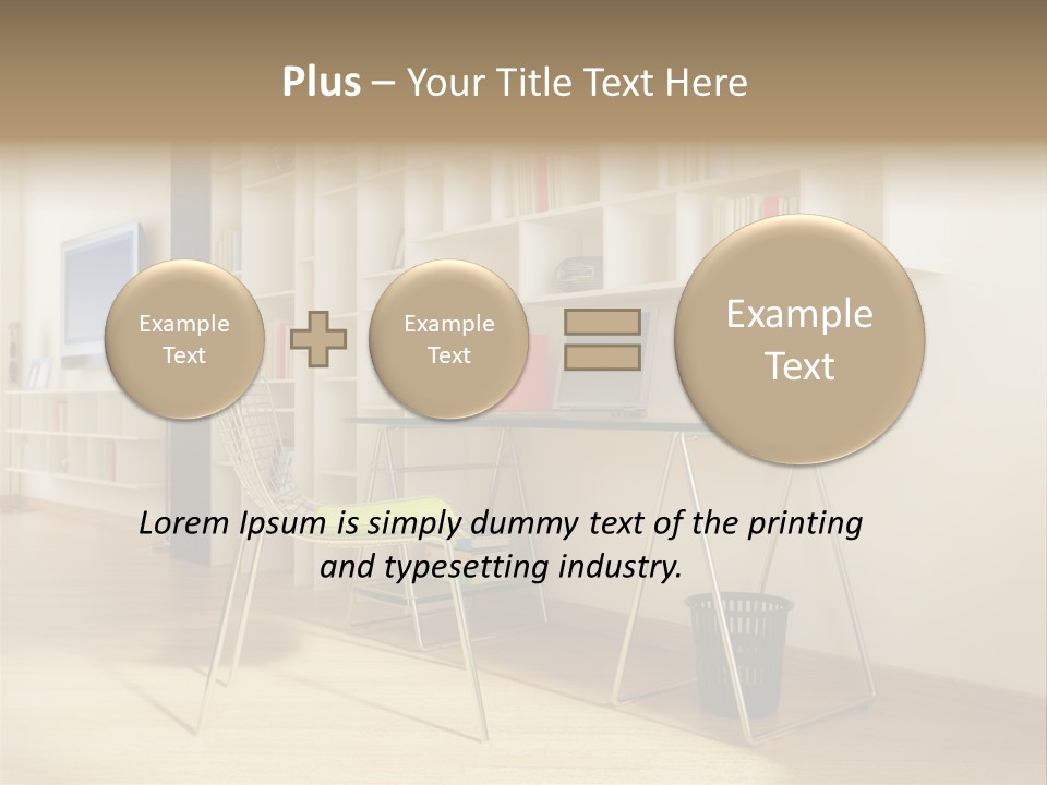 Modern Design Space PowerPoint Template