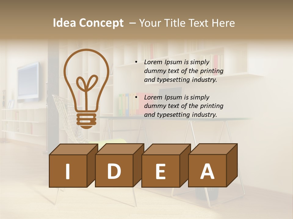 Modern Design Space PowerPoint Template