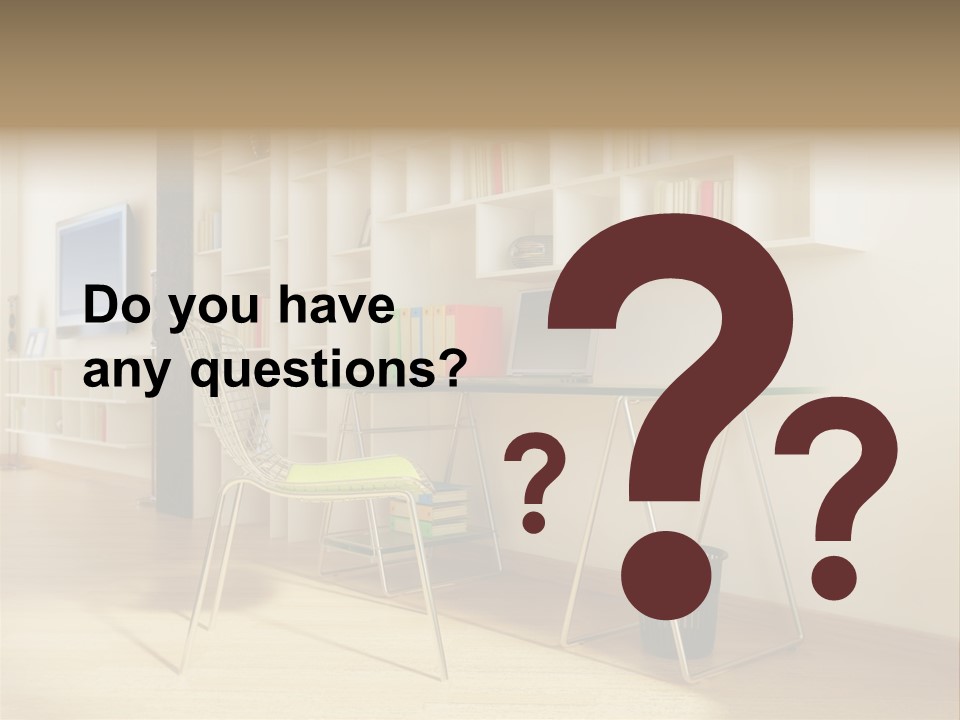 Modern Design Space PowerPoint Template