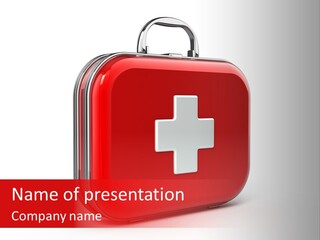 Pain Briefcase Suitcase PowerPoint Template