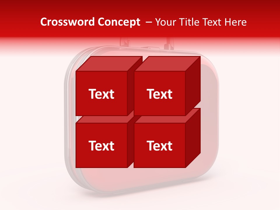 Pain Briefcase Suitcase PowerPoint Template