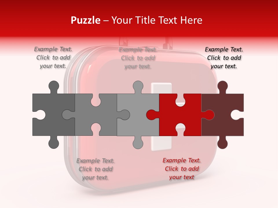 Pain Briefcase Suitcase PowerPoint Template