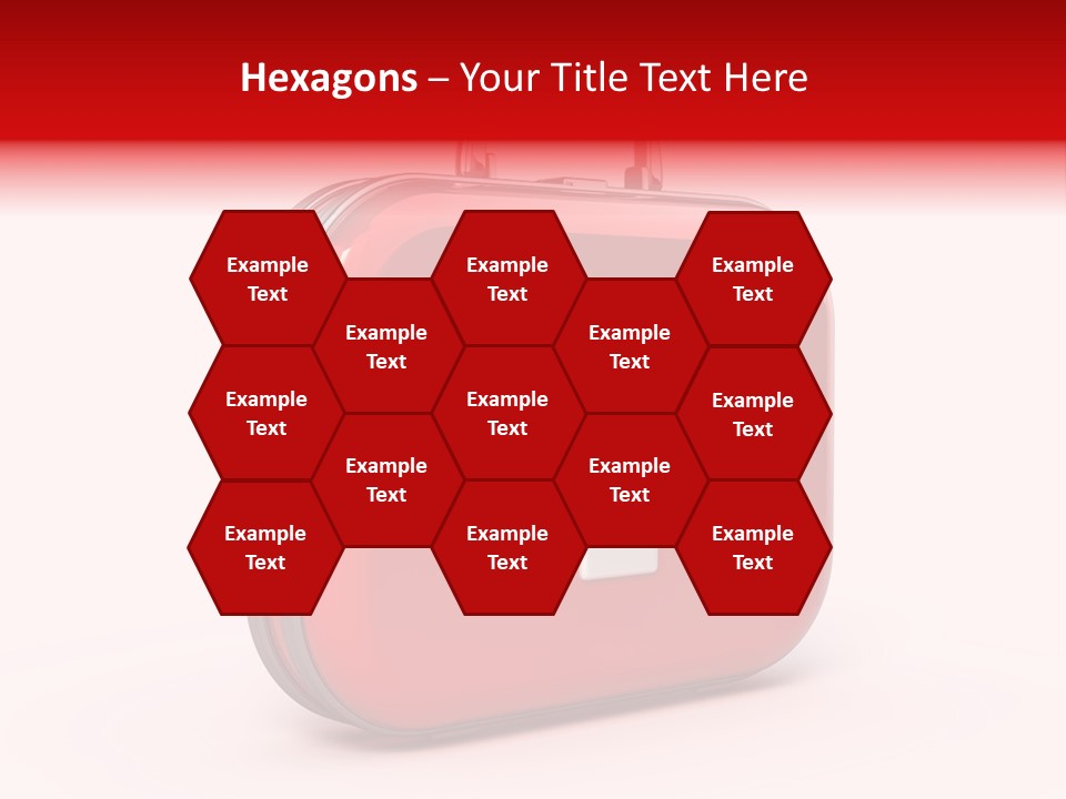 Pain Briefcase Suitcase PowerPoint Template