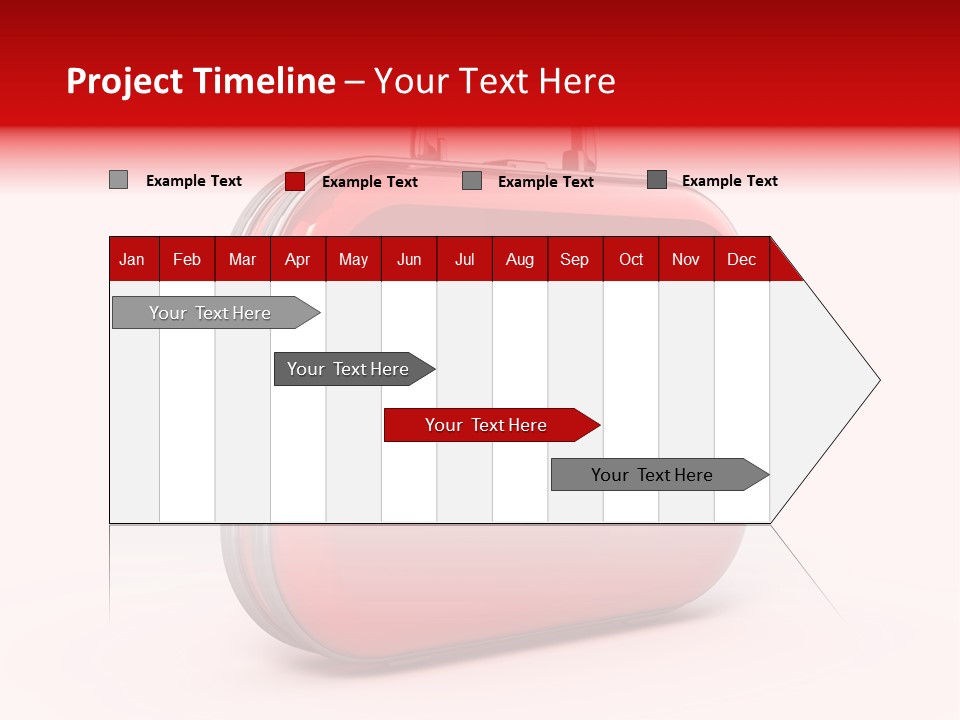 Pain Briefcase Suitcase PowerPoint Template