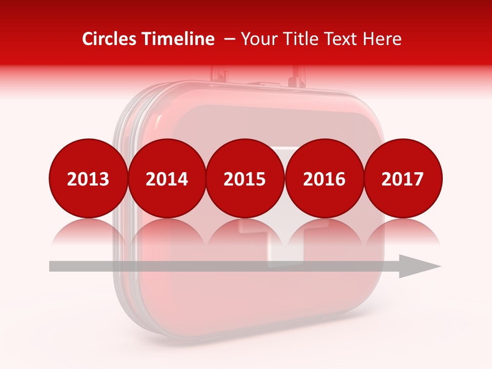 Pain Briefcase Suitcase PowerPoint Template