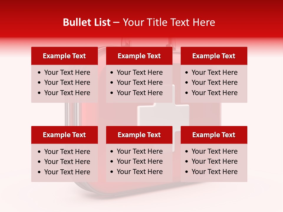Pain Briefcase Suitcase PowerPoint Template