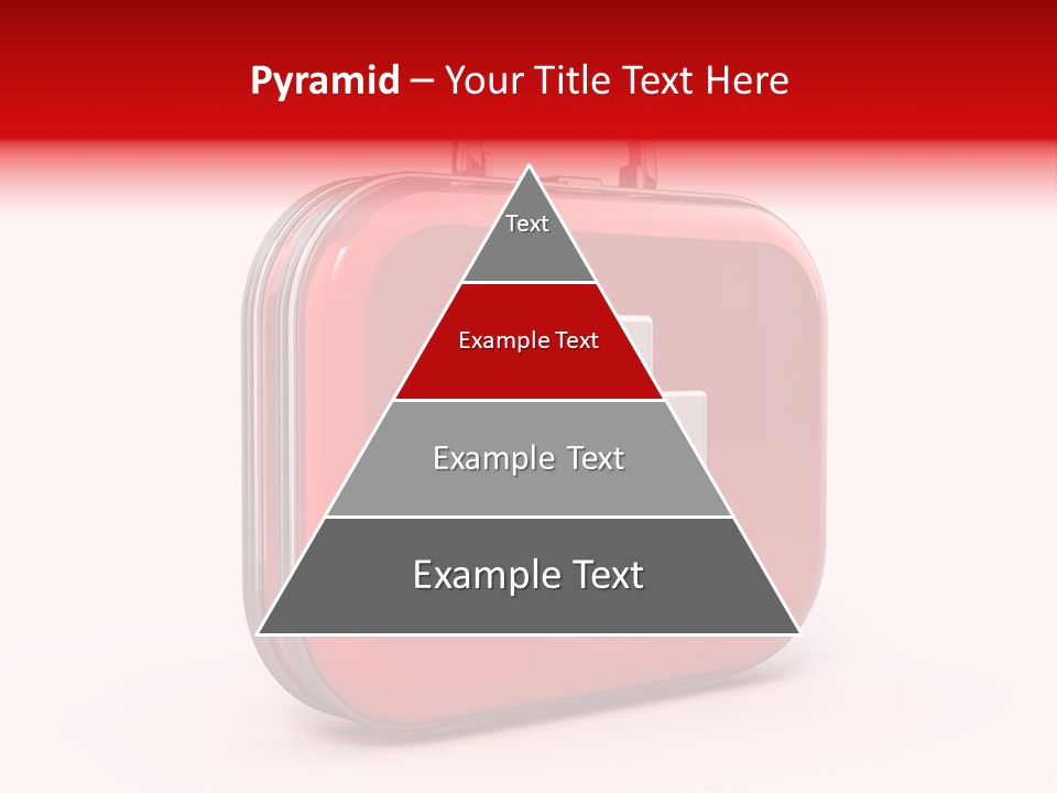 Pain Briefcase Suitcase PowerPoint Template