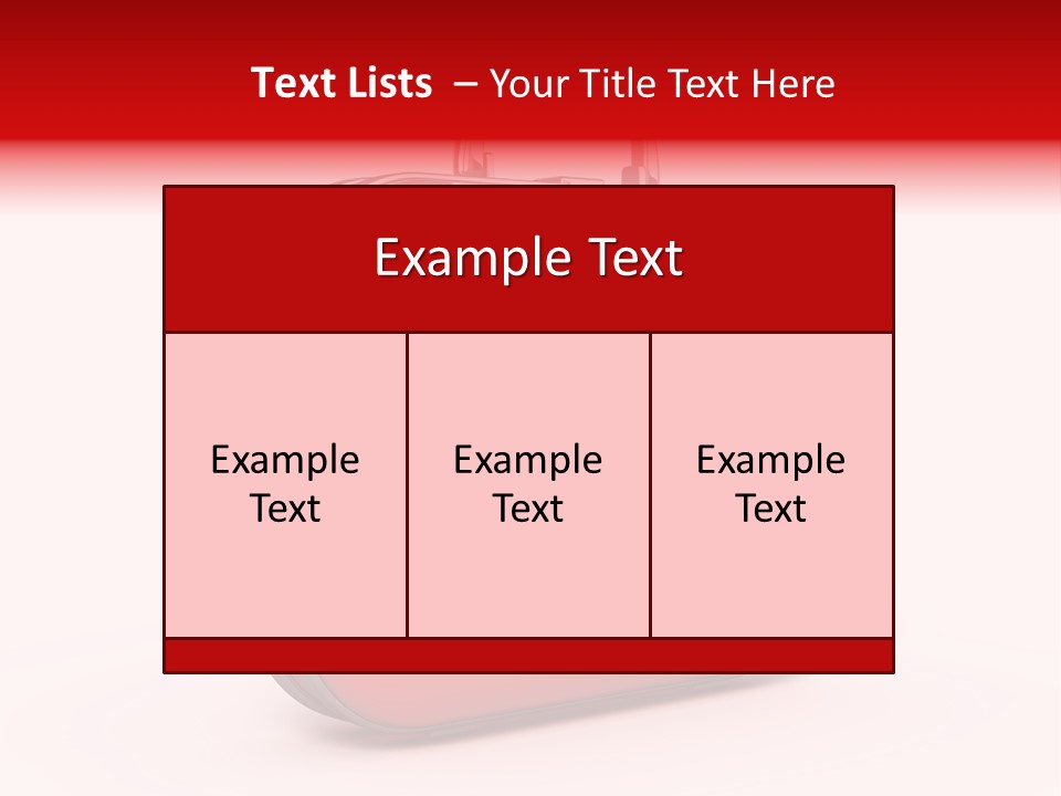 Pain Briefcase Suitcase PowerPoint Template