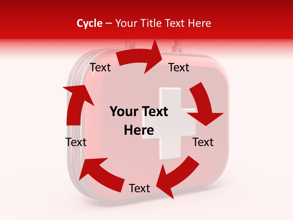 Pain Briefcase Suitcase PowerPoint Template