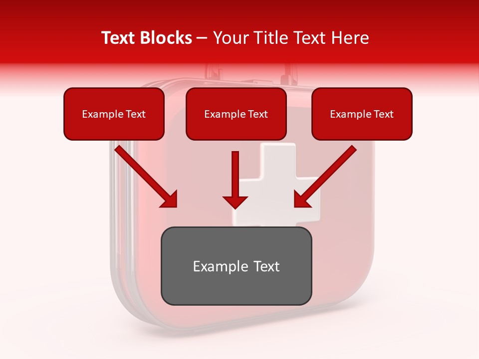 Pain Briefcase Suitcase PowerPoint Template