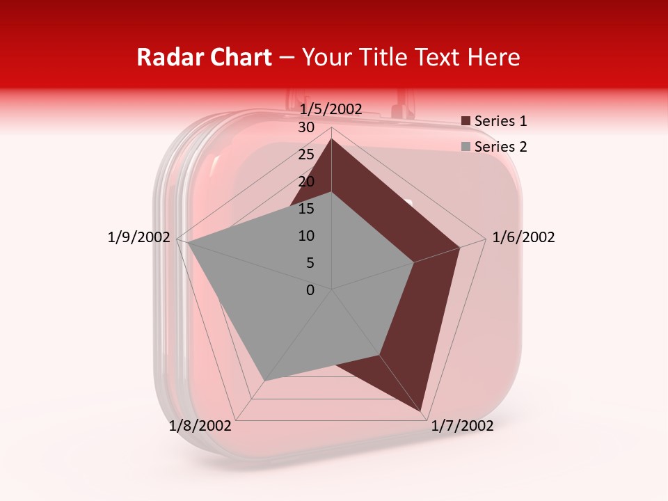 Pain Briefcase Suitcase PowerPoint Template