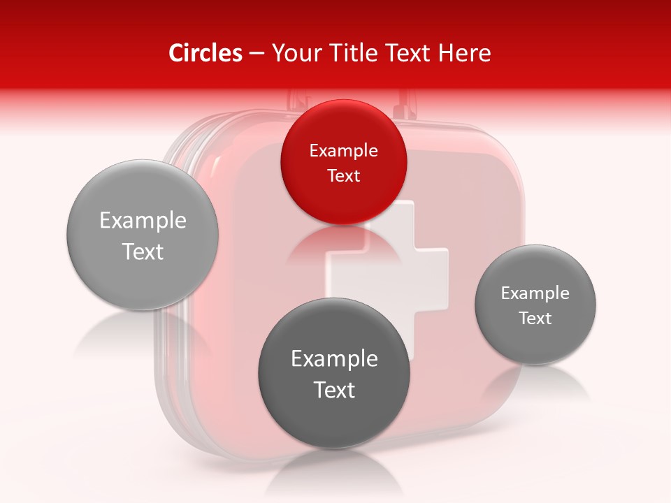 Pain Briefcase Suitcase PowerPoint Template