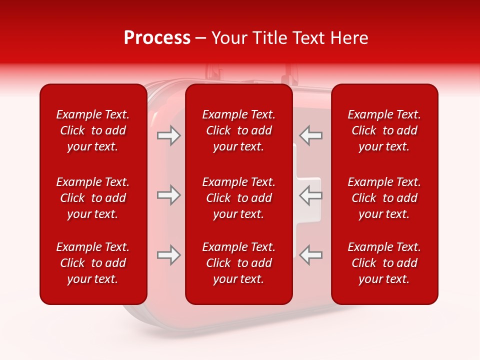 Pain Briefcase Suitcase PowerPoint Template