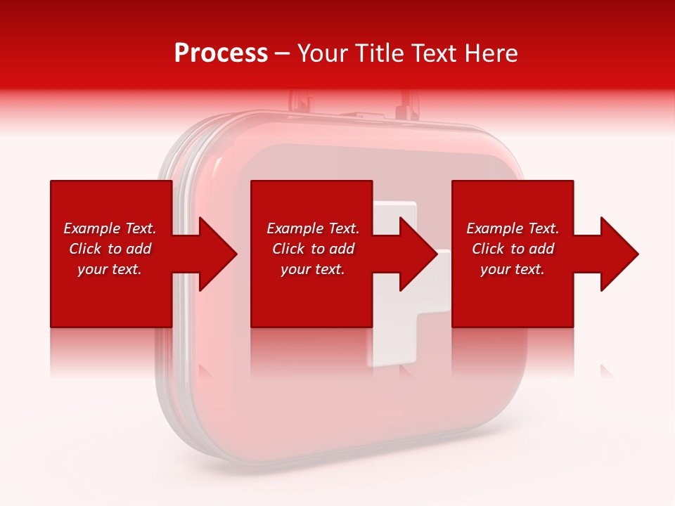 Pain Briefcase Suitcase PowerPoint Template